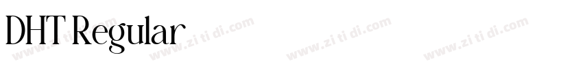 DHT Regular字体转换